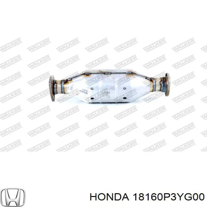Конвертор-катализатор на Honda Civic VI EJ9, EK3/4