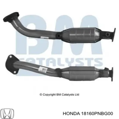 Каталитический нейтрализатор отработавших газов Honda 18160PNBG00 цена, от 200.60 USD