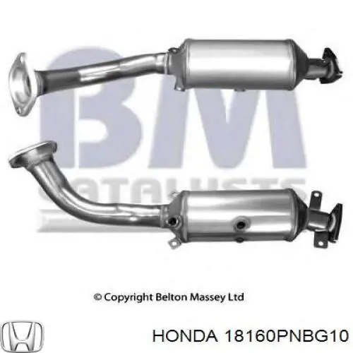 18160PNBG10 Honda Конвертор-катализатор