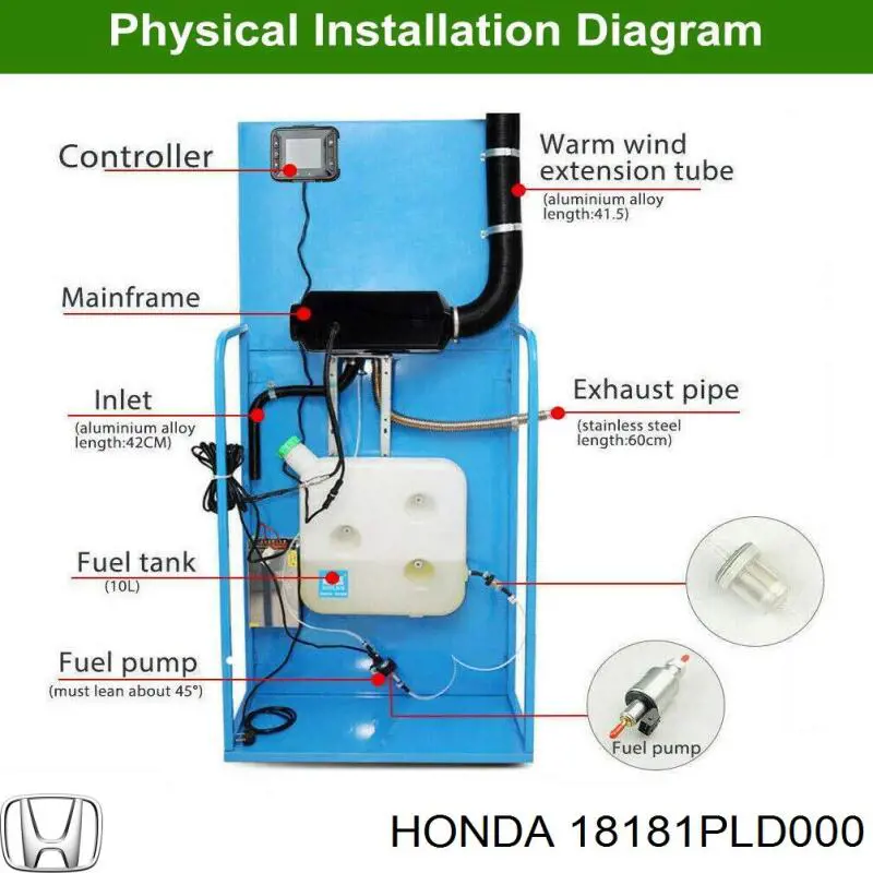 Купить 18181PLD000 Honda 