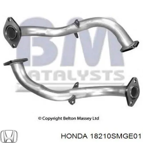 18210SMGE01 Honda Штаны глушителя передние