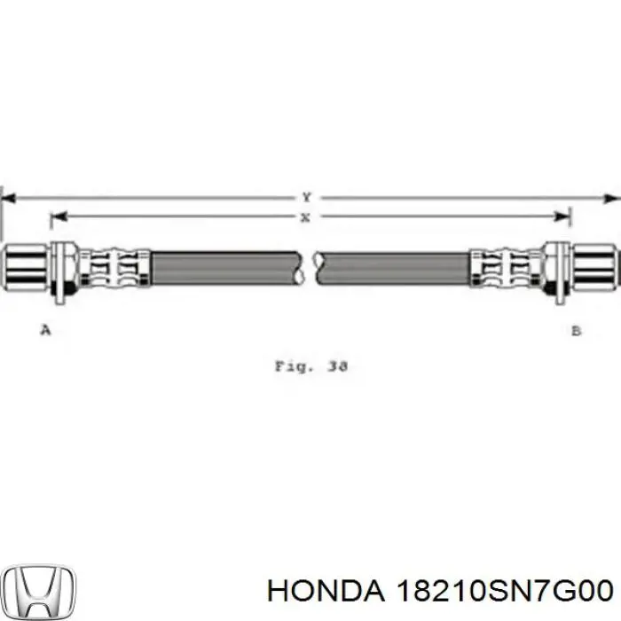 Трубы приемные (штаны) Honda 18210SN7G00 цена, от  
