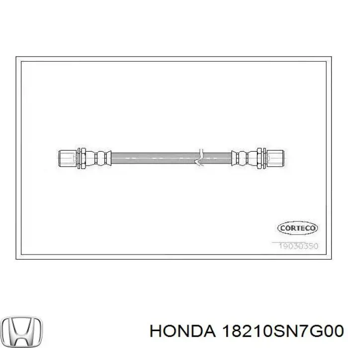 Купить 18210SN7G00 Honda Приёмная труба