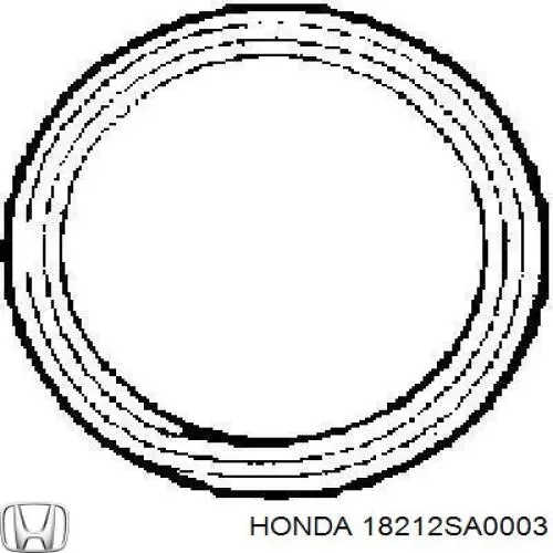 Кольцо приемной трубы глушителя 18212SA0003 Honda