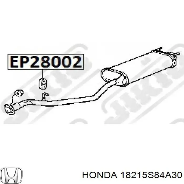 Подушка крепления глушителя Honda 18215S84A30 цена, от 1.51 USD