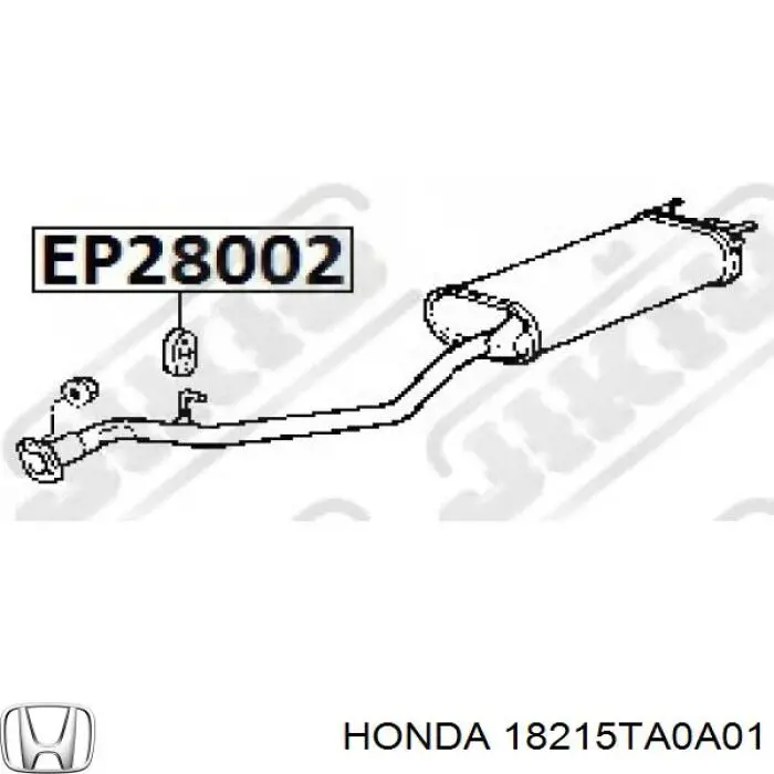 Купить 18215TA0A01 Honda Подвесные подушки глушителя