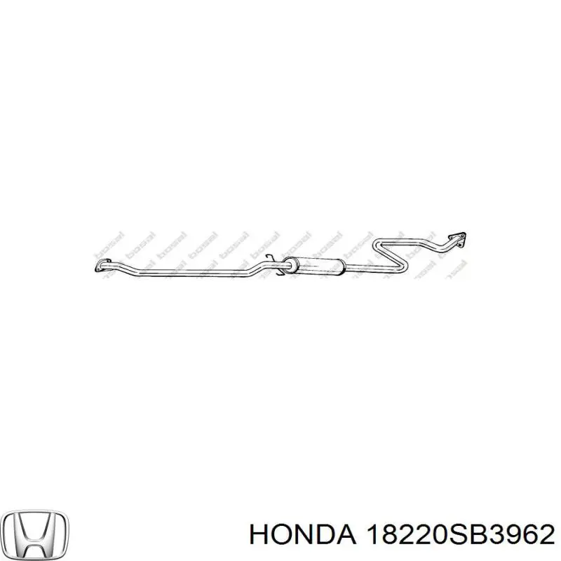 Приёмная труба 18220SB3962 Honda