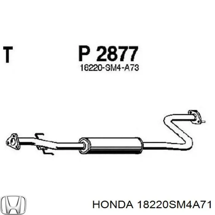  18220SM4X33 Honda