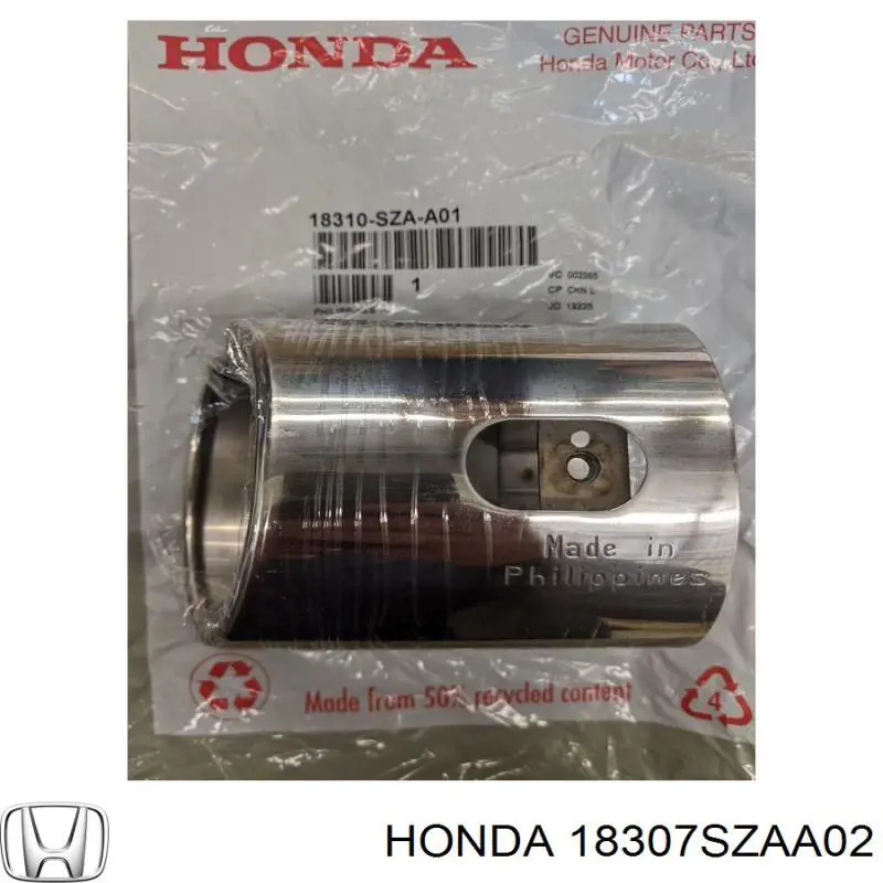 18307SZAA02 Honda Выхлопная труба