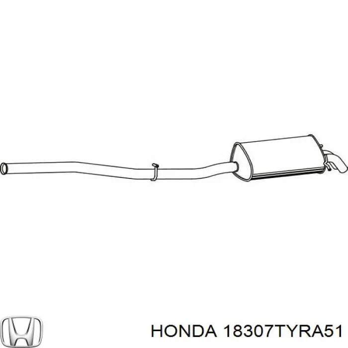 18307TYRA51 Honda 