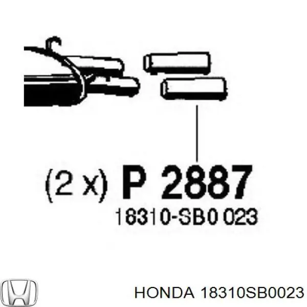  18310SB0023 Honda