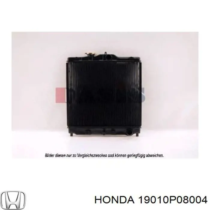 19010P08004 Honda радиатор