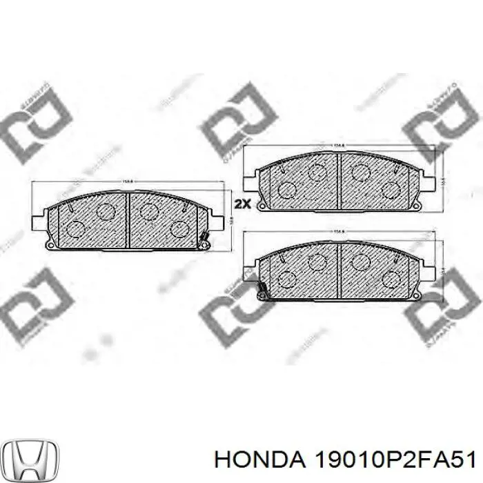 Радиатор 19010P7G902 Honda