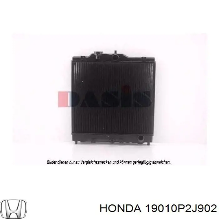 Радиатор охлаждения двигателя Honda 19010P2J902 цена, от 50.53 USD