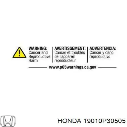 19010P30505 Honda