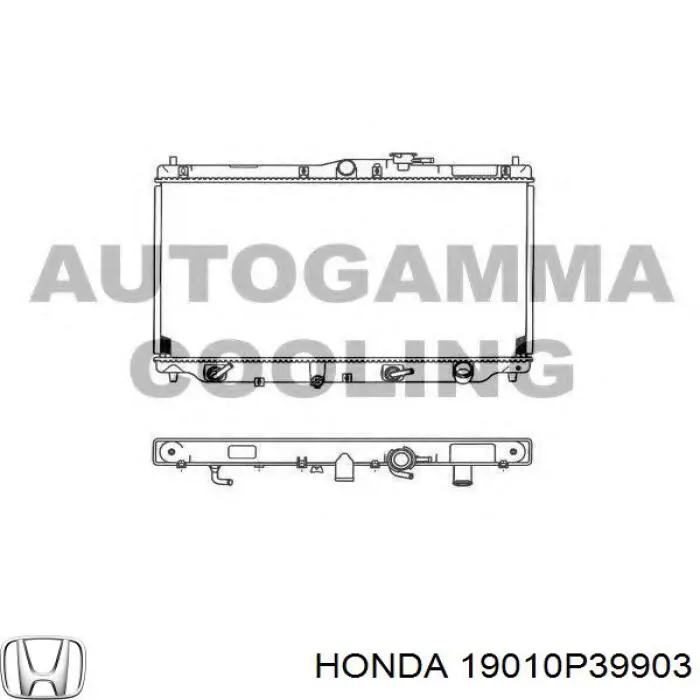 19010P39903 Honda Радиатор основной