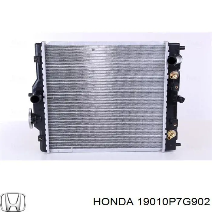 19010P7G902 Honda radiador de esfriamento de motor