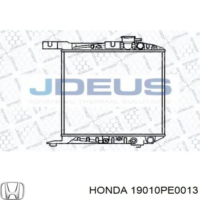 Радиатор охлаждения двигателя Honda 19010PE0013 цена, от 117.04 USD