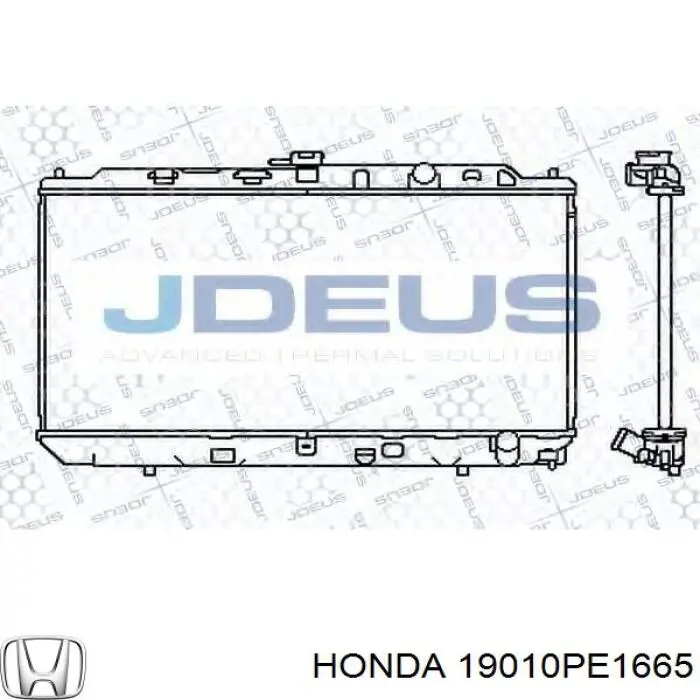 19010PE1665 Honda Радиатор основной