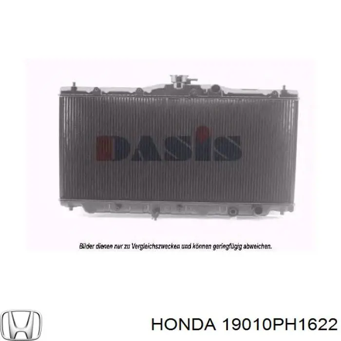 19010PH1622 Honda Радиатор основной