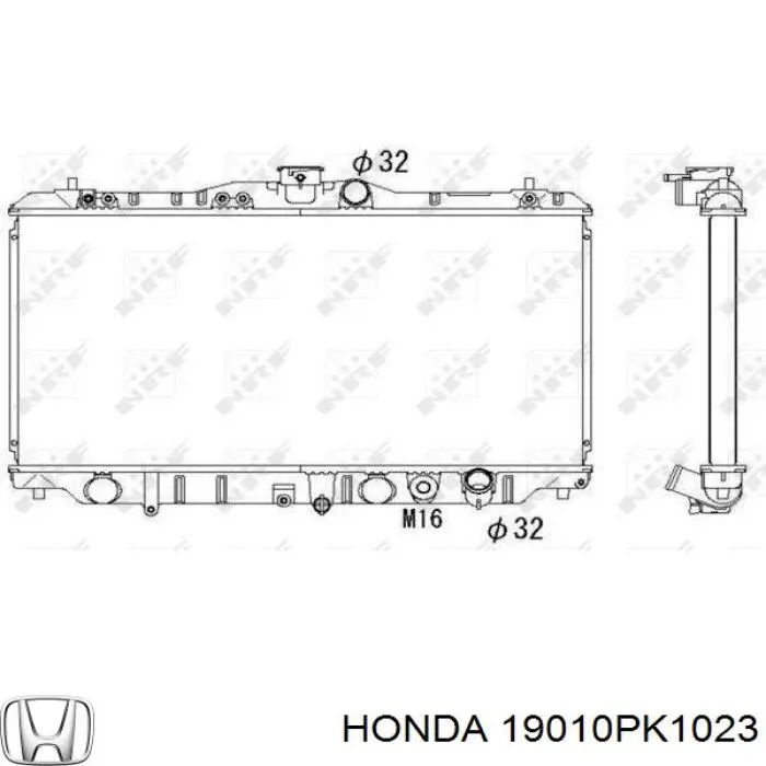 Радиатор 19010PK1023 Honda