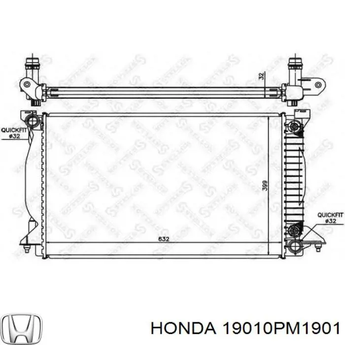 Купить 19010PM1901 Honda Радиатор водяной