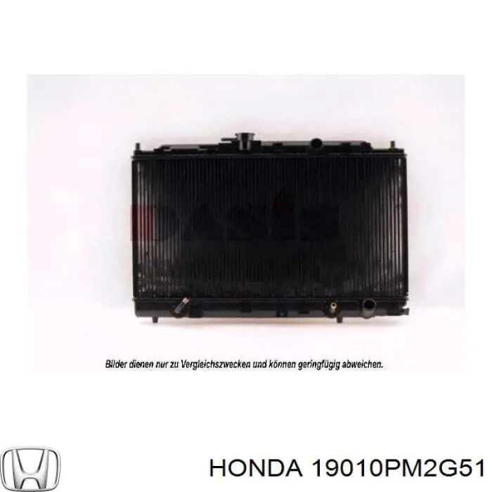Радиатор охлаждения двигателя HONDA 19010PM2G51