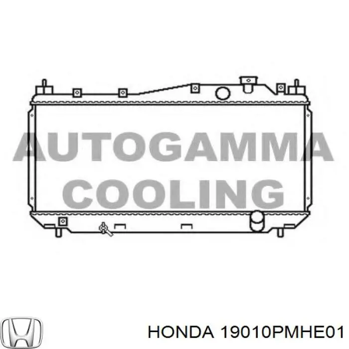 Радиатор охлаждения двигателя Honda 19010PMHE01 цена, от 76.46 USD