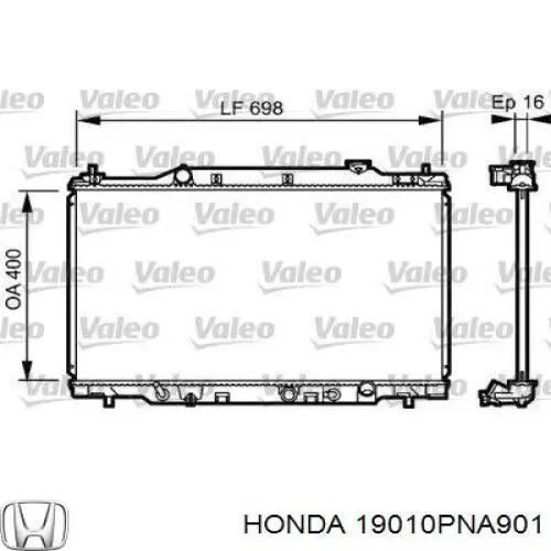 19010PNA901 Honda Радиатор основной