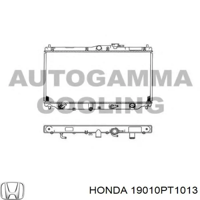 Радиатор охлаждения Honda 19010PT1013