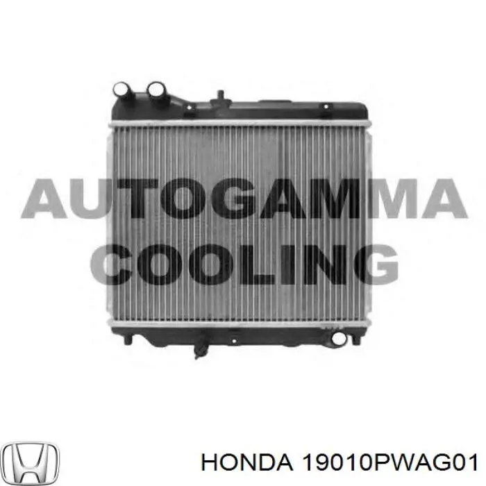 19010PWAG01 Honda radiador de esfriamento de motor