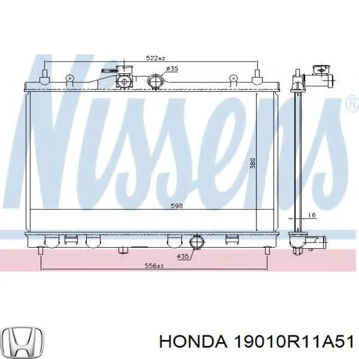  19010R11A51 Honda