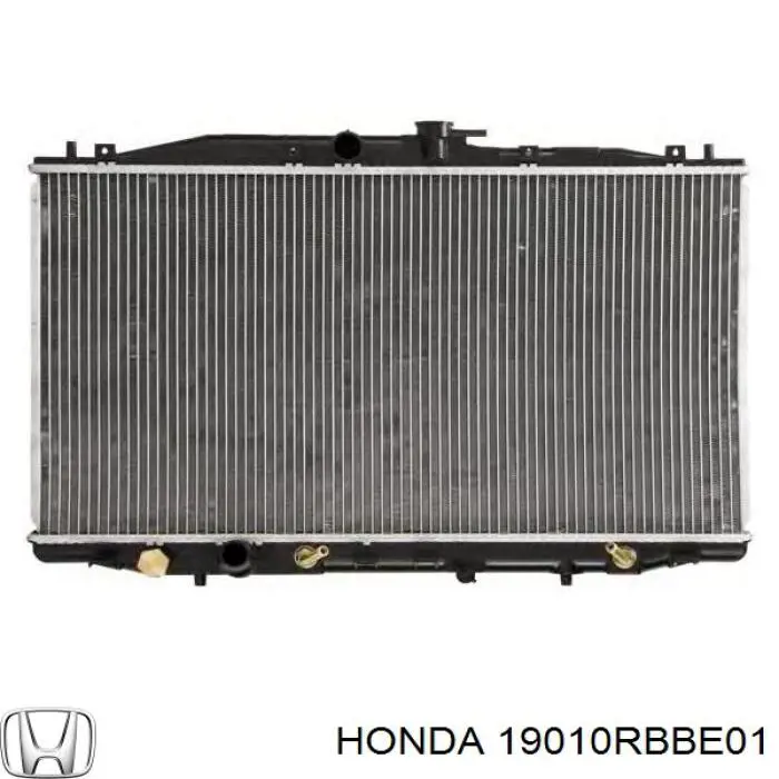 Radiador refrigeración del motor 19010RBBE01 Honda/Acura