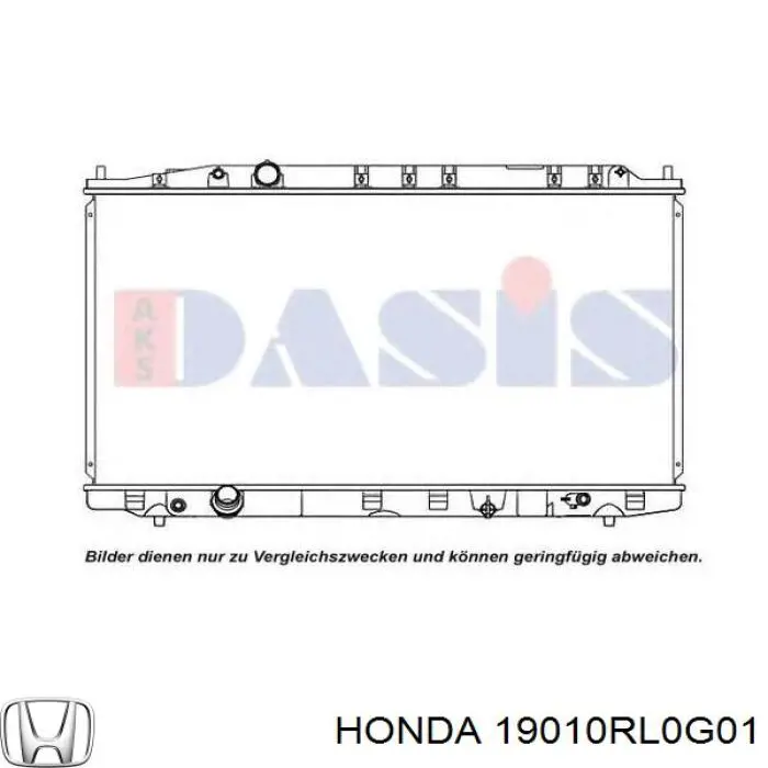 Радиатор 19010RL0G01 Honda