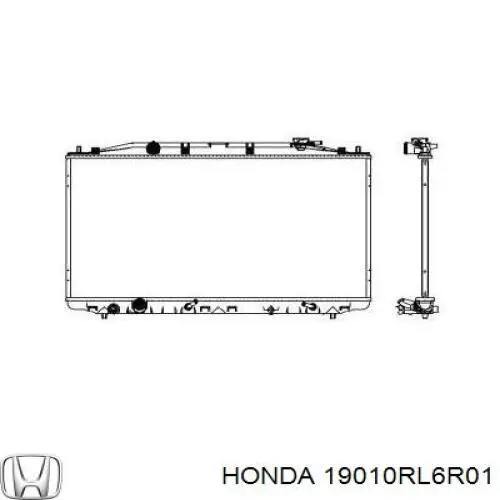 Радиатор охлаждения двигателя Honda 19010RL6R01 цена, от 596.35 USD