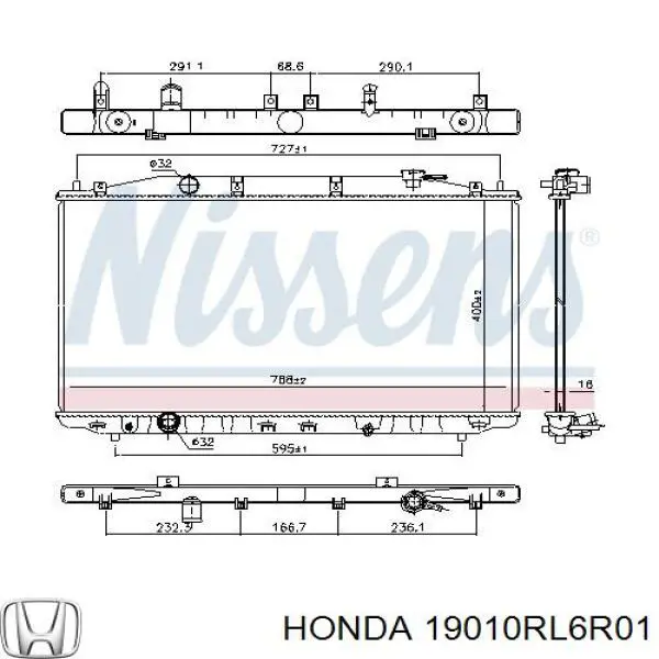  19010RL6R01 Honda