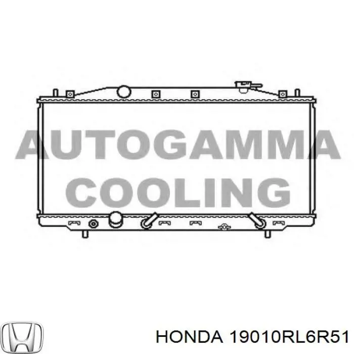 Радиатор 19010RL6R51 Honda