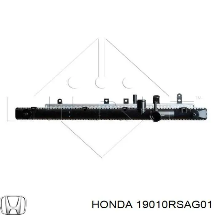 Купить 19010RSAG01 Honda Радиатор водяной