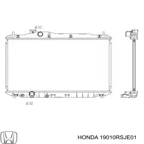 19010RSJE01 Honda 