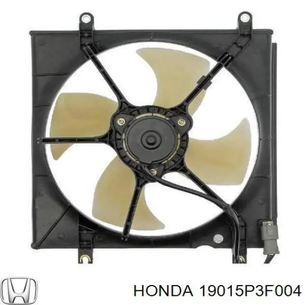 Диффузор радиатора охлаждения Honda 19015P3F004
