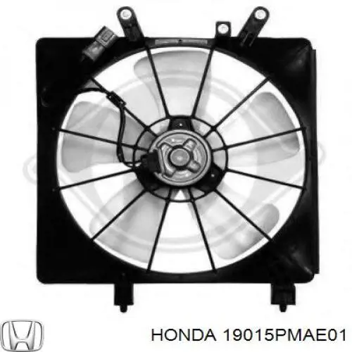 Диффузор радиатора охлаждения на Honda Civic VII 