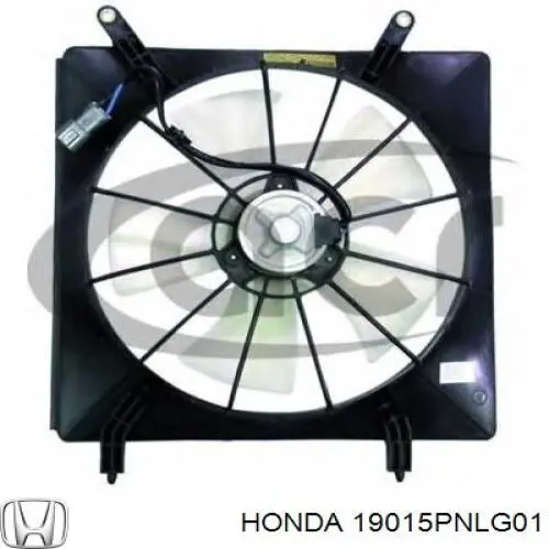 Диффузор радиатора охлаждения Honda 19015PNLG01
