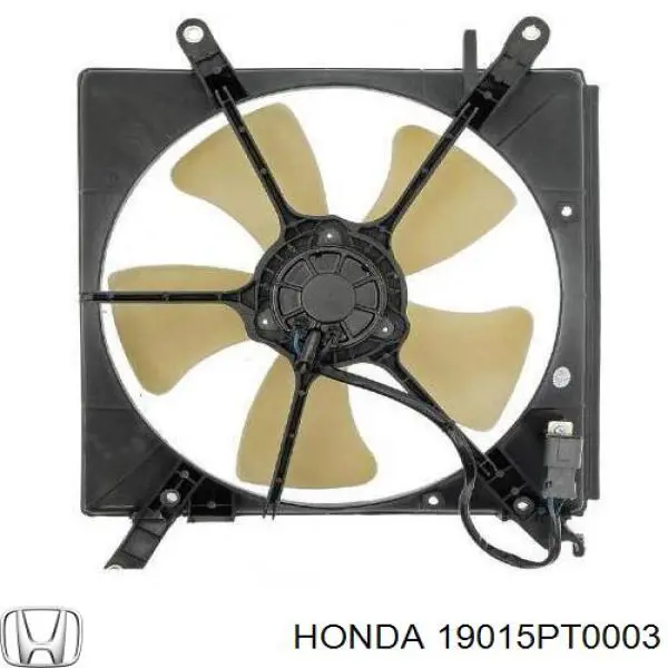Диффузор радиатора охлаждения на Honda Accord V 