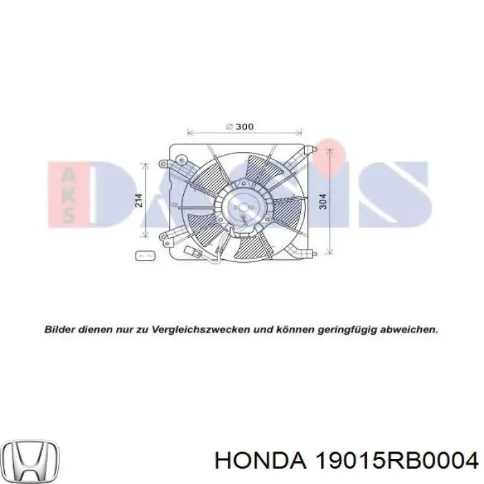 Диффузор радиатора охлаждения Honda 19015RB0004 цена, от 32.01 USD