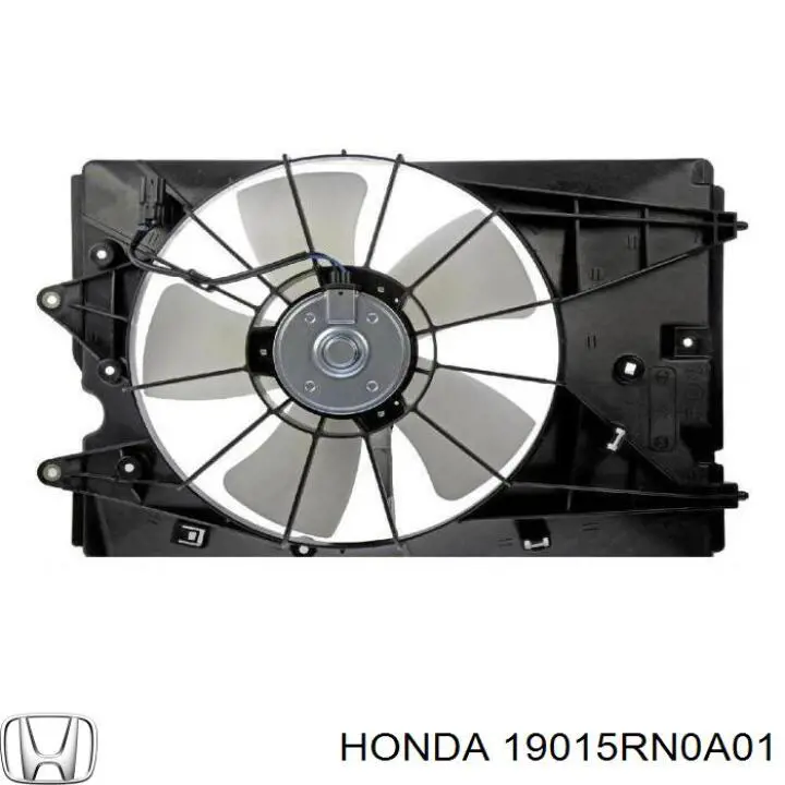 Диффузор радиатора охлаждения на Honda Pilot 