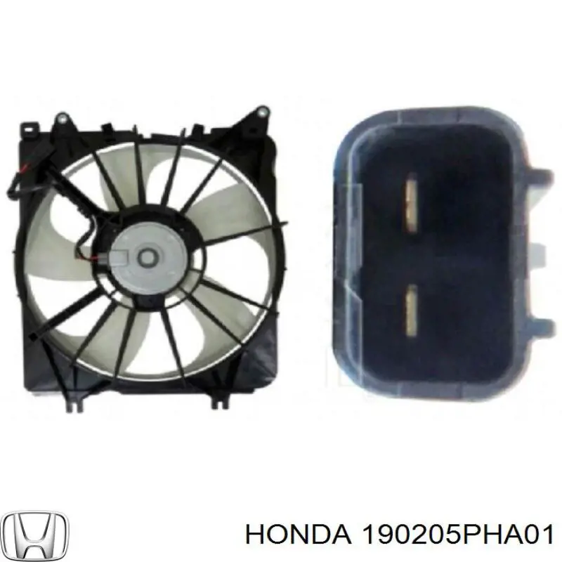 Вентилятор (крыльчатка) радиатора охлаждения левый на Honda CR-V V 