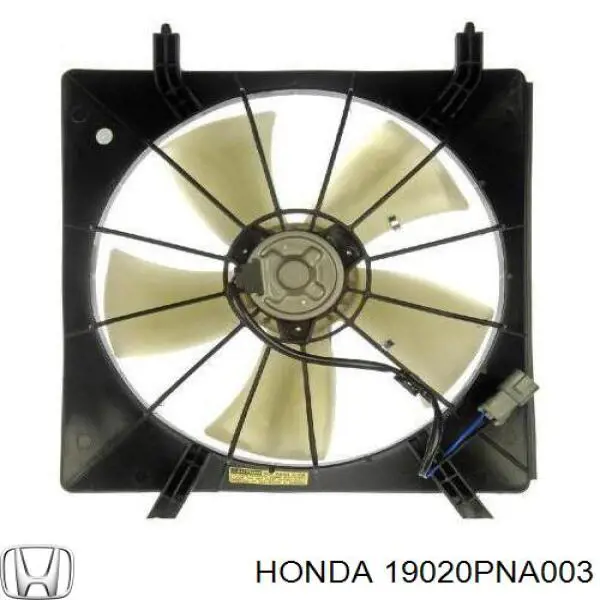 Вентилятор (крыльчатка) радиатора охлаждения на Honda STREAM RN