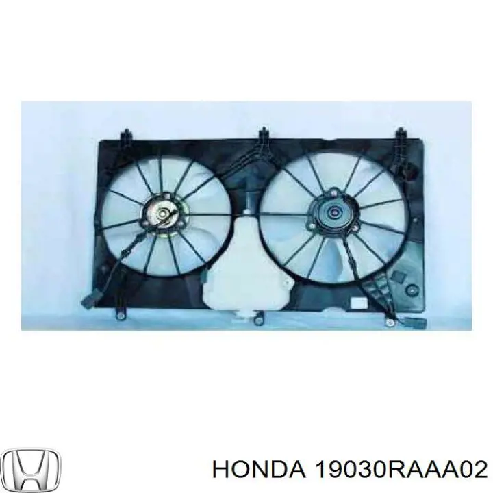 19015RAAA02 Honda Вентилятор радиатора