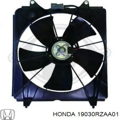 Мотор вентилятора системы охлаждения на Honda CR-V III 