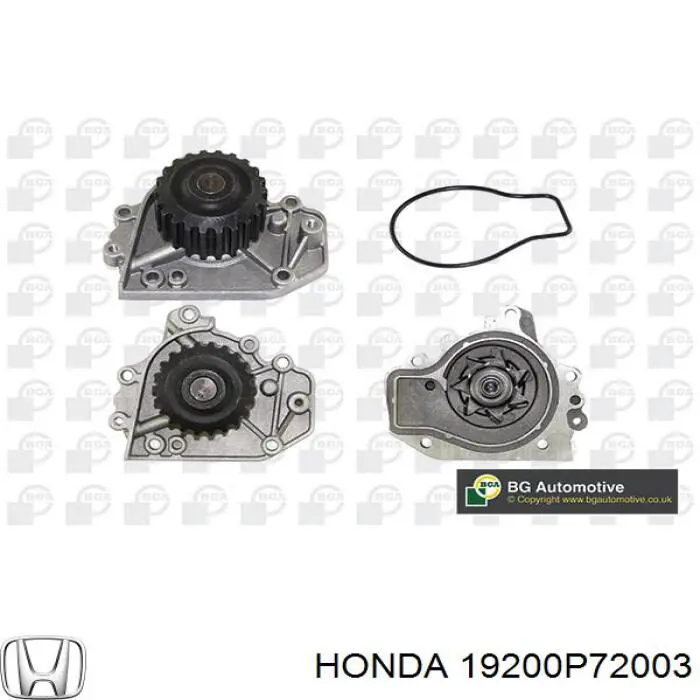Помпа охлаждения Honda 19200P72003 цена, от 35.75 USD